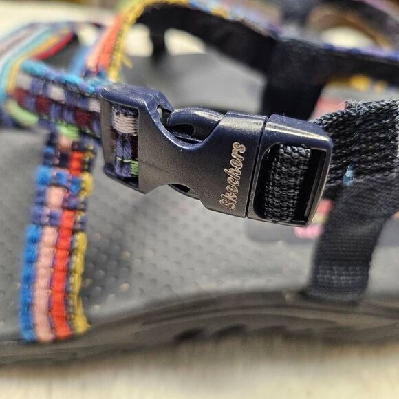 Skechers Sandals Size 10 Womens Reggae Sew Me Strap Sandals - Picture 9 of 10